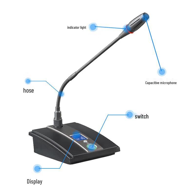 Runpu RP-K200-16 Wired Hand-in-Hand Conference System (CN version)