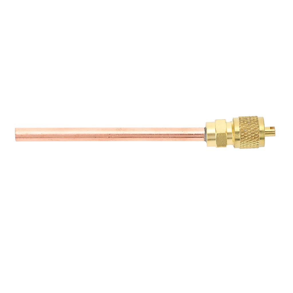 Air Conditioner Access Valve 1/2 20 UNF Copper AC Refrigeration Filling Access Valve with Core and