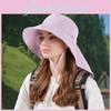 Summer Foldable Sun Hat With Wide Brim Sun Protection For Outdoor Activities