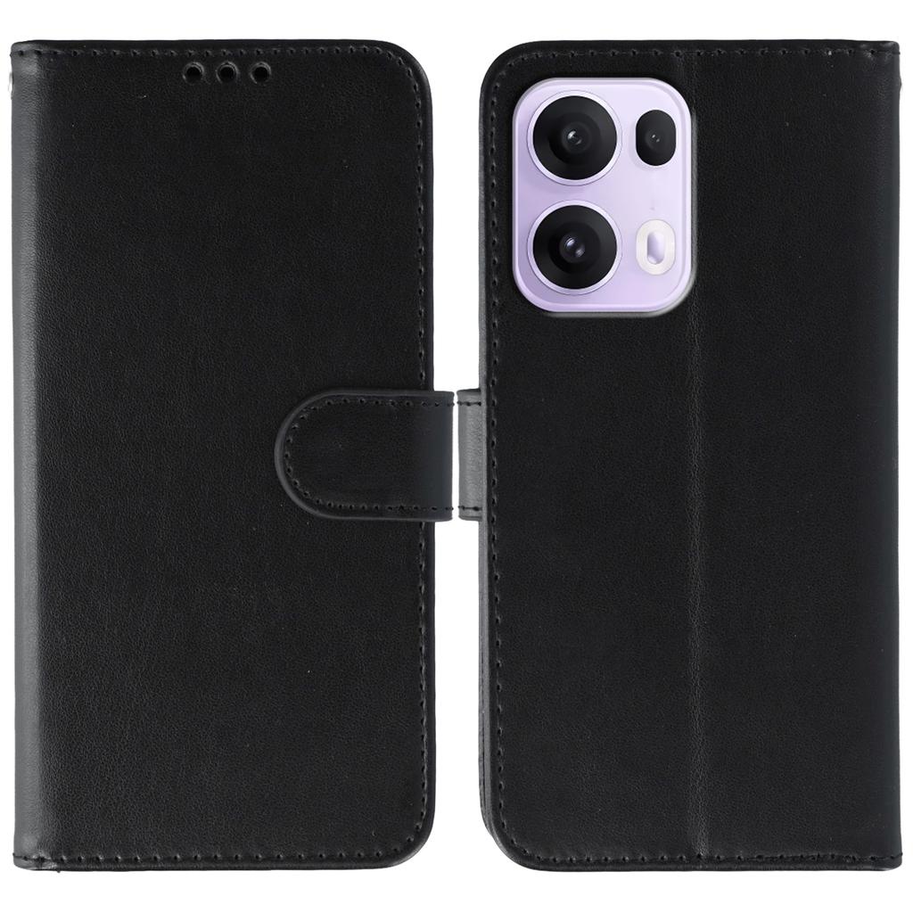 For Oppo Reno13 Pro 5G Case PU Leather Flip Wallet Phone Cover with Strap