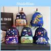 Adorable Dinosaur Cartoon Backpack Breathable Canvas For Kids Boys And Girls 2-6 Years