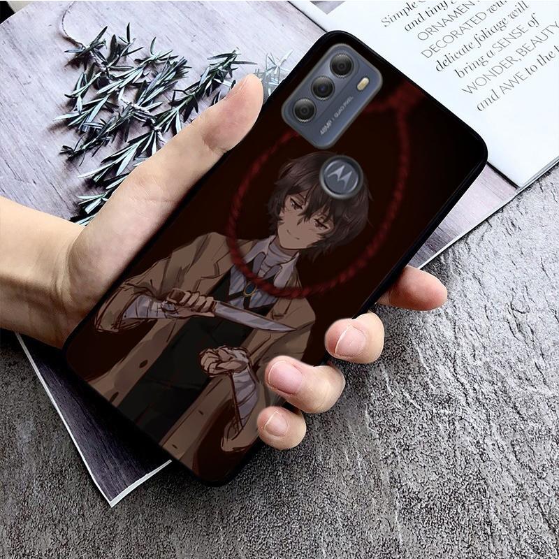 Bungou Stray Dogs Phone Case for Motorola Moto E32 E20 E40 G22 G52 G20 G30 G100 G60 G50 G10 GPure GStylus G9 One Action Macro