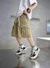 Boys' Summer Cargo Shorts, Lightweight Mid-Length 2025