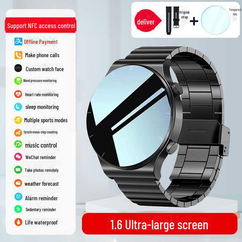 Huaqiangbei GT9 Pro Smartwatch - NFC, Call Function & Sports Tracking