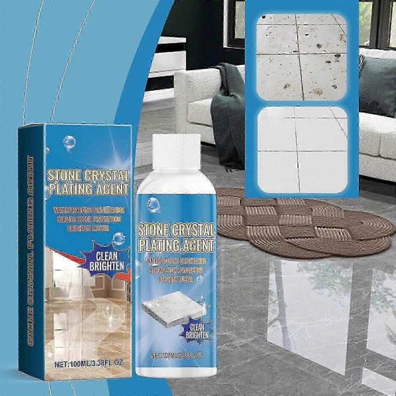 Stone Crystal Plating Agent, Scratch Repair Cleaning Stains Brightening Agent 100ml