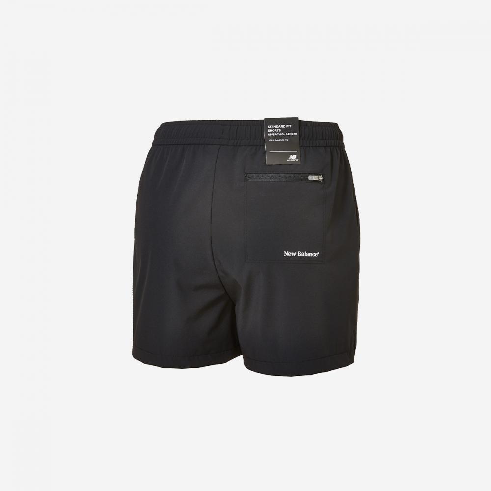 New Balance Women S 3.5 Part Woven Stretch ShortS Nbnve2w512   19  Black