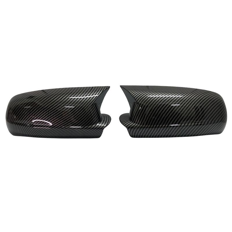 Car Side Rearview Mirror Cover Fits For VW Golf 4 MK4 GTI R / Bora Jetta Passat B5 1997-2004 OX Horn Rear View Caps Trim