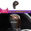 Wood Grain Style Console Gear Shift Knob Cover Trim For Toyota Camry 2018-2023
