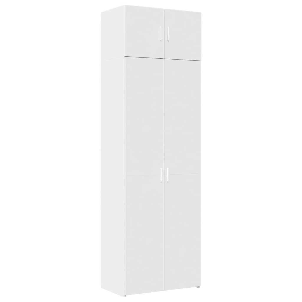 Vidaxl Cabinet, White, 70X42.5X225 Cm, Wood-Based Material