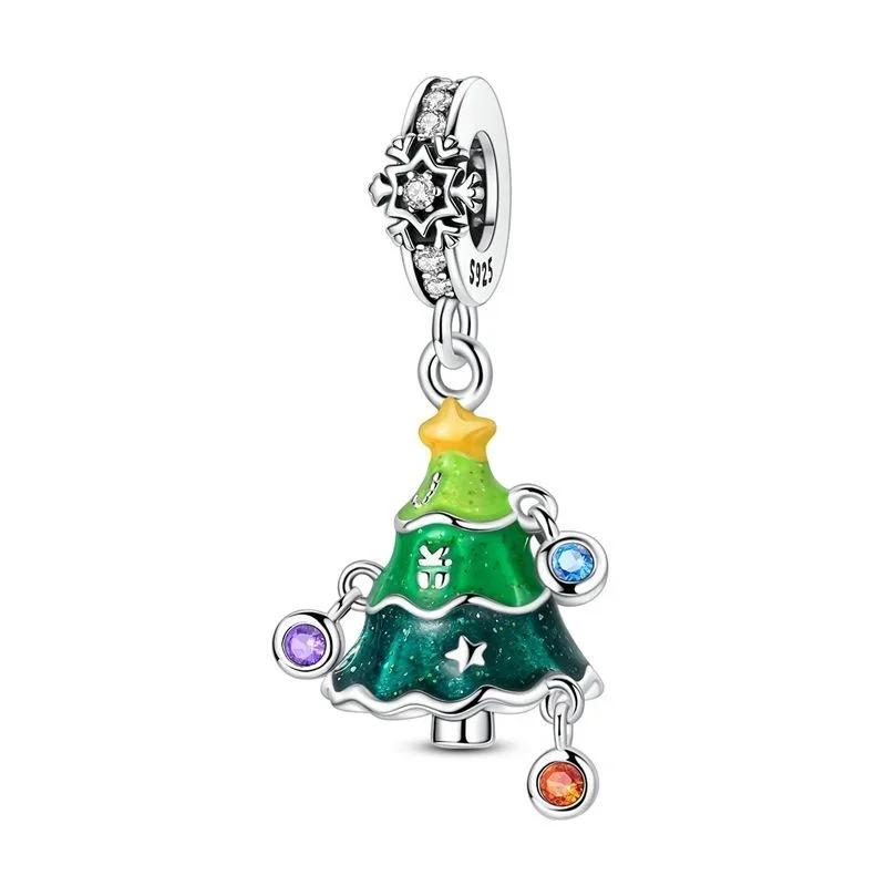 Luck Charm Copper Craft Four Leaf Clover Green Tree Frog Turtle Bead Pendant Ideal For Bracelet Women Diy Jewelry Present