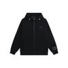 Li Ning Basketball Collection Sweatshirts Men's Black Hooded Moderate Cardigan AWDSC43-1