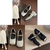 Zapatos Mary Jane Estilo Francés con Punta Abierta y Tacón Grueso para Mujer Ropa Casual de Primavera