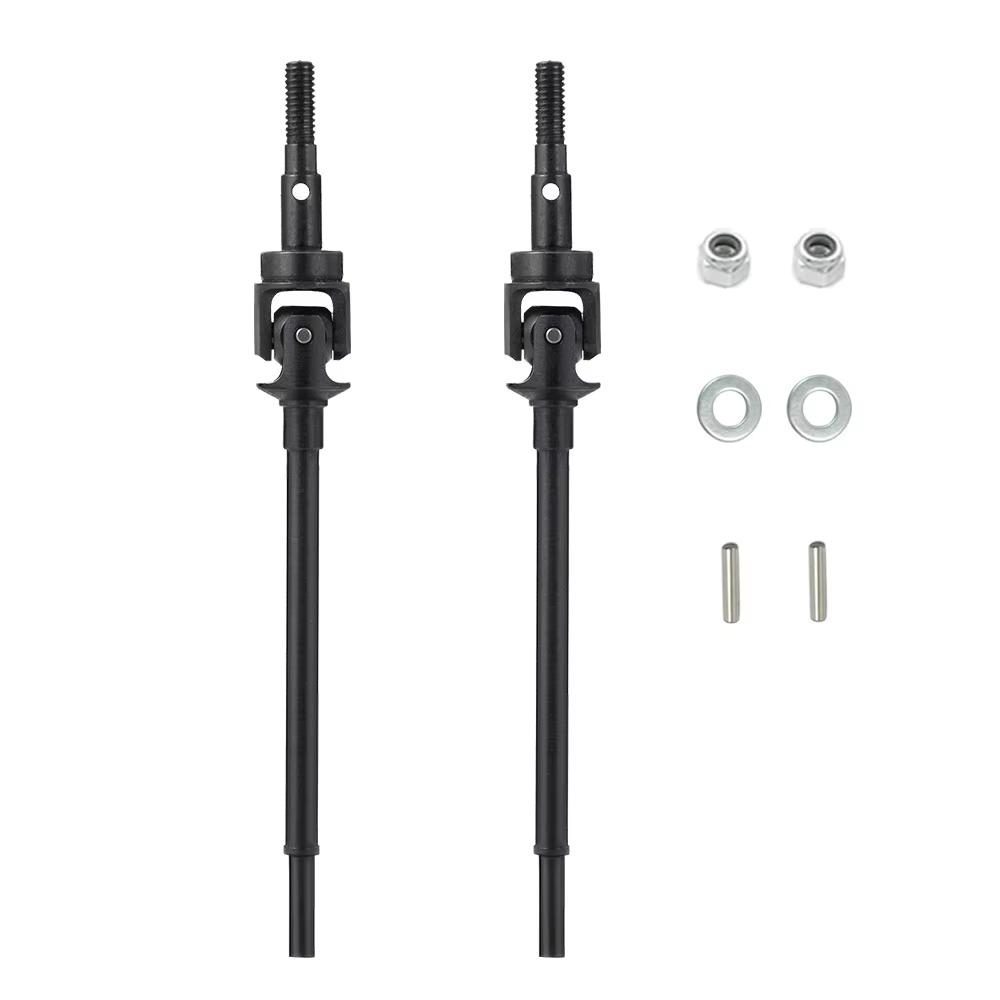 Heavy Duty AR44 Axles Front Rear Joint CVD Drive Shaft Dogbone - for 1/10 RC Crawler Axial SCX10-II 90046/90047 JEEP Wrangler