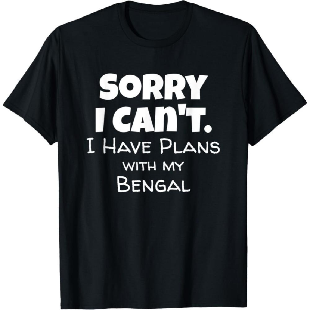 Funny Cat Stuff Design - Bengal Cat Lover Quote T-Shirt XXXXXL чёрный