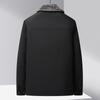 Autumn and Winter New Style Velvet Thickened Lapel Middle-aged and Elderly Jackets Men's Casual Jackets Dad Wear Warm Men's Jackets