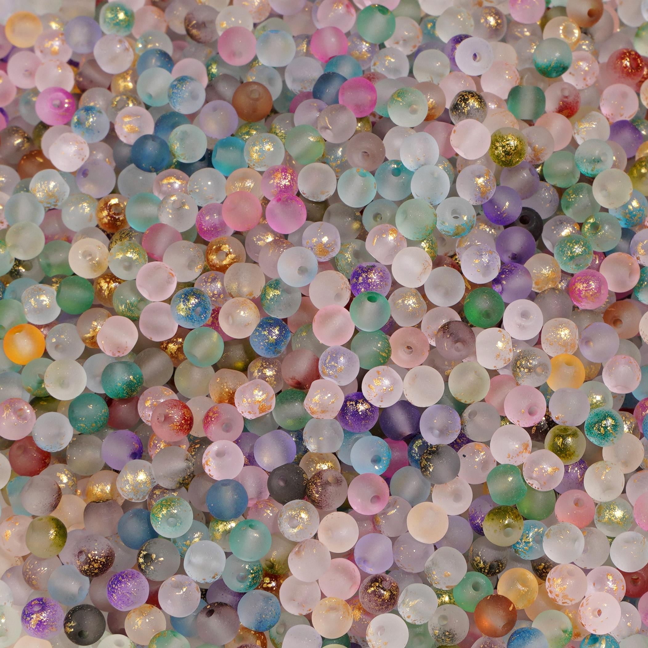 

100Pcs 4mm Premium Multi-Color Rice Beads, Fantasy Dyed Cat Eye Glass Seed Beads for DIY Jewelry Making. 4mm 100pcs
