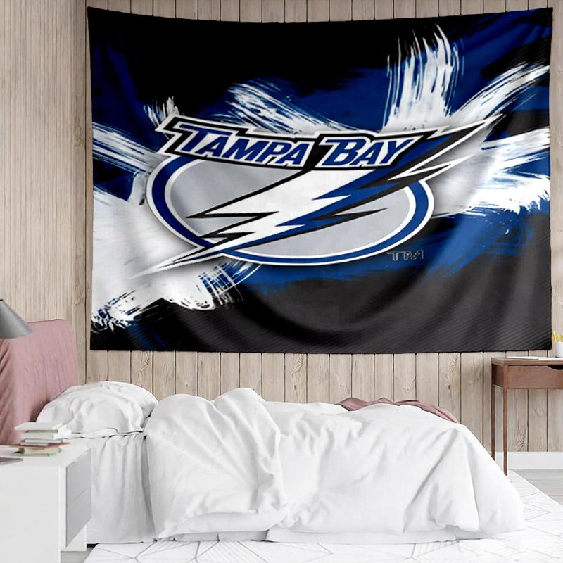 1PC Tampa Bay Hockey Tapestry Accessories Playroom Tapestry, for Bedroom,Livingroom, dormitory Room Wall Decor Fan Birthday Gifts