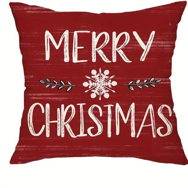 Christmas Themed Pillowcases: Festive Trees, Home Sweet Home, Merry Christmas, and Christmas Truck Designs New Year Decoration