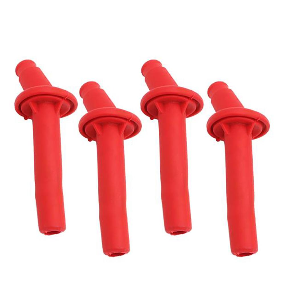 Motorcycle 4pcs Rubber Spark Plug Cap Flare Cap Cover For Honda Hornet Jade 250 CBR250RR MC19 CBR250 MC14 MC17 MC19