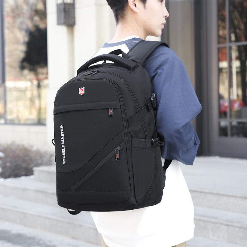 New large capacity business computer travel backpack men's bag middle and high school student school bag casual multifunctional backpack