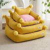 Four Seasons Pet Sofa Nest Crown Nest Backrest Nest Spring and Summer Cool Small and Medium Bichon Kennel Cat Nest Pet Nest