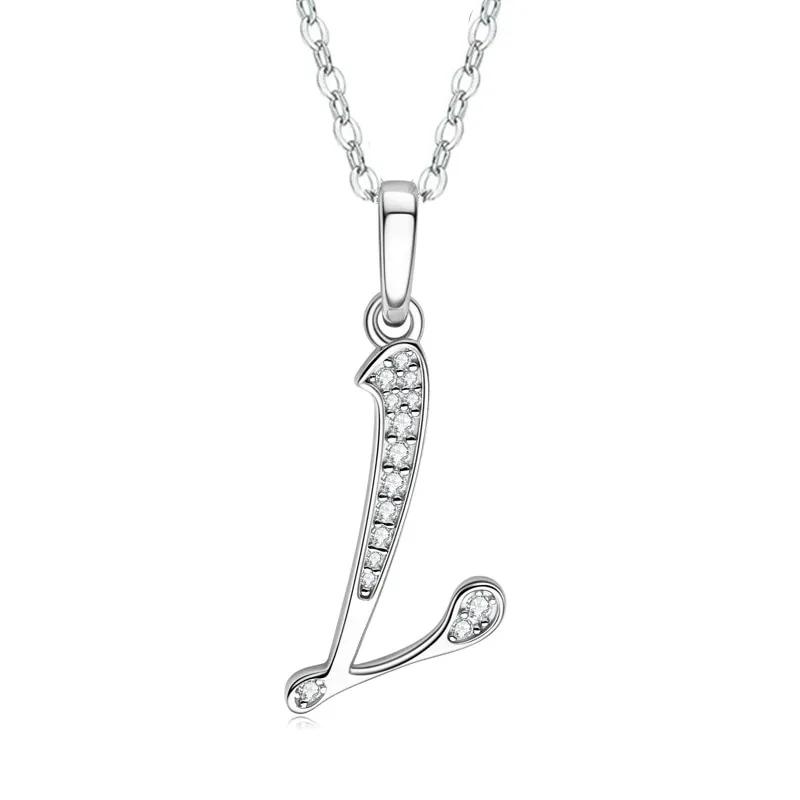 2025 New 26 Letter Zircon Necklace Design, Trendy English Pendant, Fashionable Temperament, High-end Personality, New Necklace