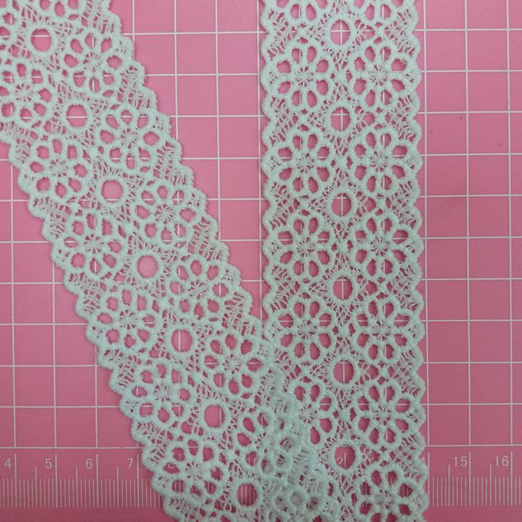 Bilateral Embroidery Barcode Lace, Water-Soluble Milk Silk Lace Can Be Determined, Cuff Women'S Clothing Accessories Lace Accessories