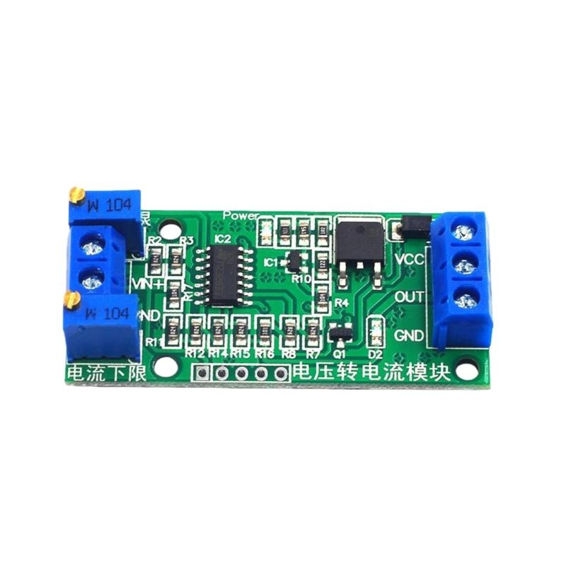 7V-30V 0-15V zu 4-20mA Lineare Umwandlung Spannung zu Strom Sender Modul Konverter Übertragung Einstellung