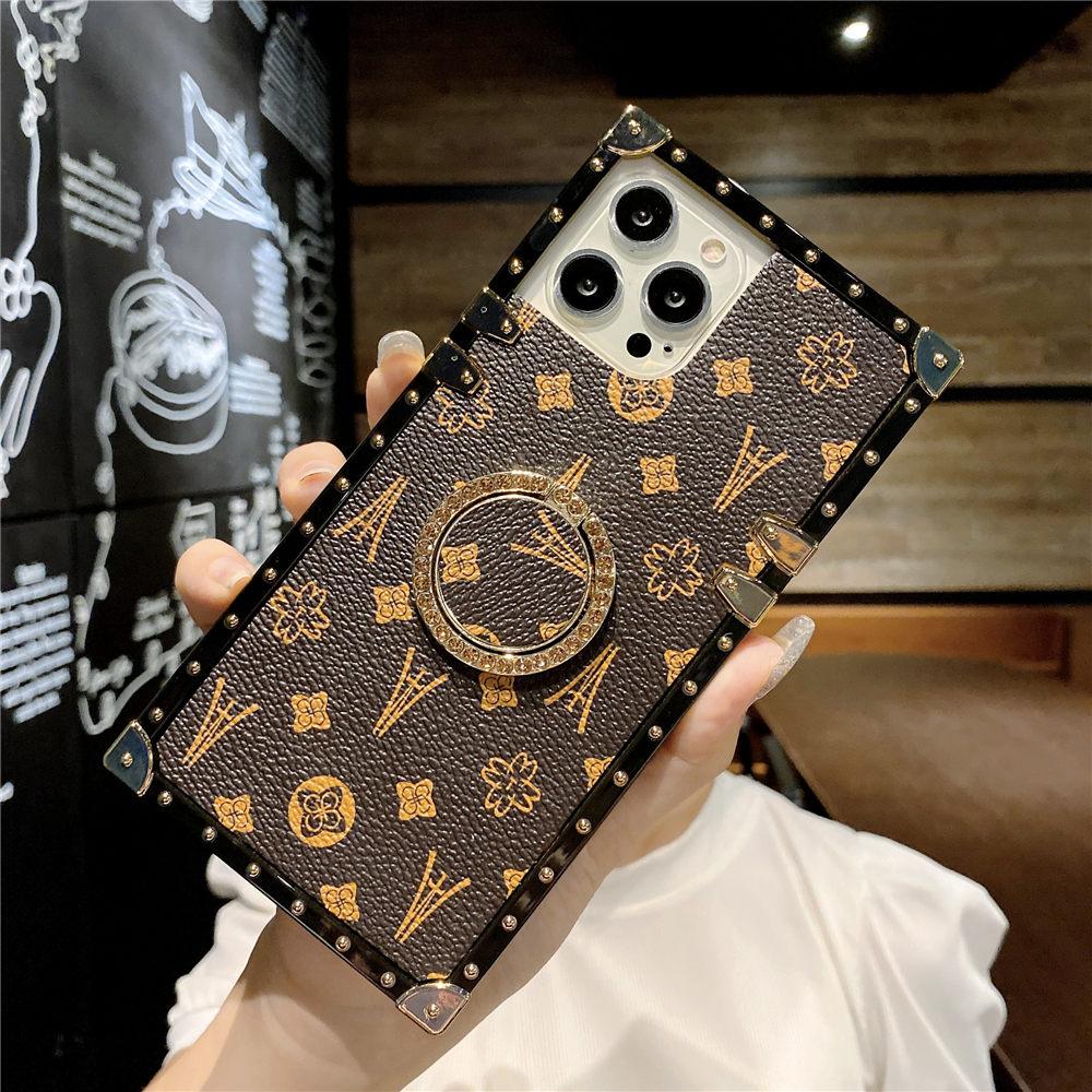 PU Leather Ring Stand Case For Samsung Galaxy A55 A35 A25 A15 A24 A34 A54 A14 A13 A33 A53 A51 Flower Shockproof Cover