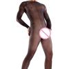 Herren Sexy Dessous Transparentes Netz Ganzkörperstrumpf Dehnbar Transparente Strumpfhose Strumpfhose Offener Penis Overall Vollbody Clubwear