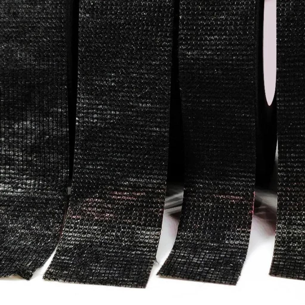 15m Black Fleece Tape High Temperature Auto Wiring Harness Tape Insulation Sound Insulation Shock Absorption Electrical Tape