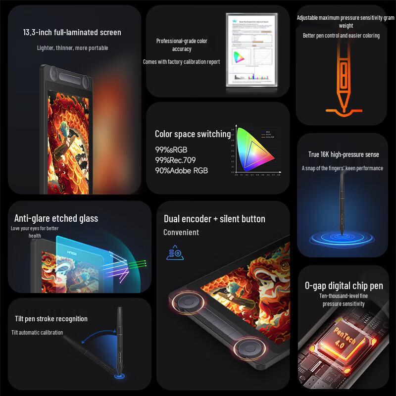Huion Kamvas 13 Gen3 Pen Display