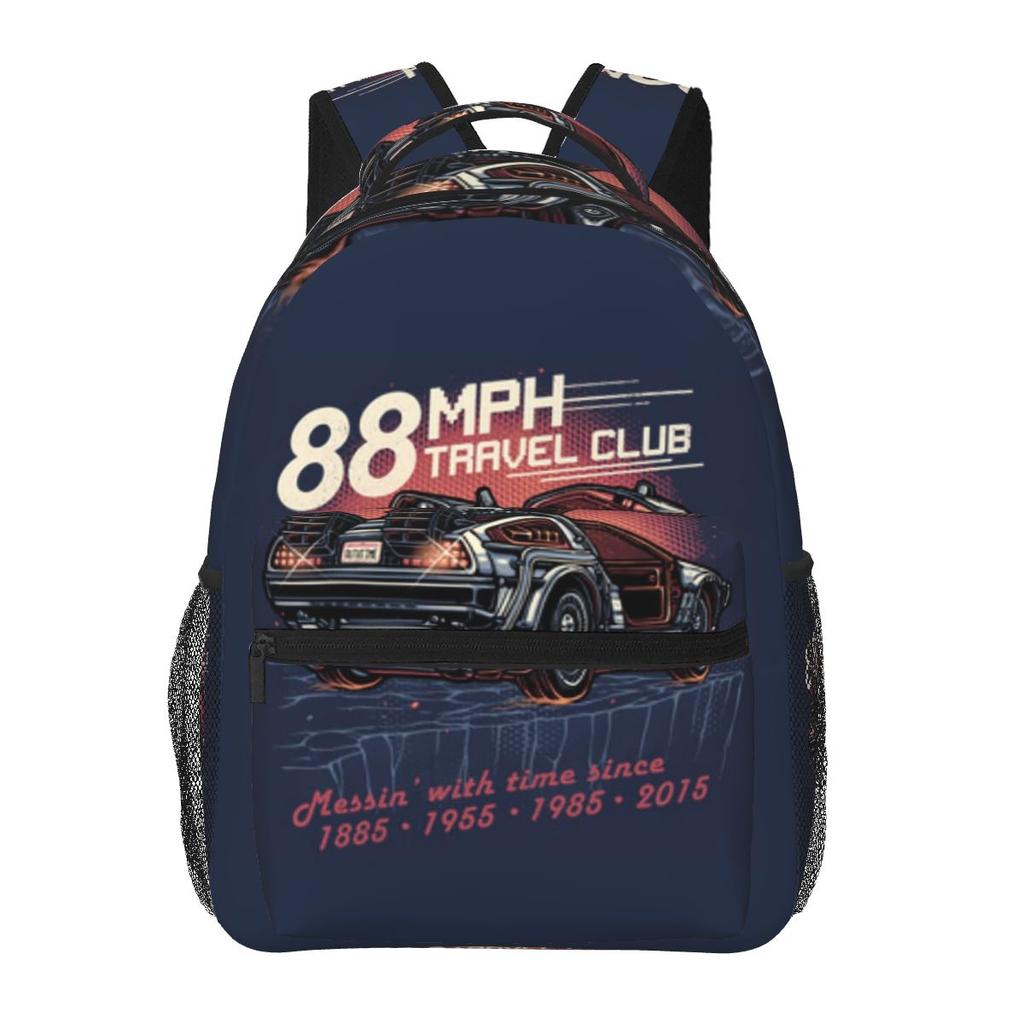 Back To The Future Student Backpack School Bag Hiking Travel Daypack for Boys Girls Fashion Bookbag Shoulder Bags