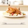 Effective Rotating Fork for Electric Ovens and Air Fryers Crafted from Stainless Steel for Optimal For Roasting