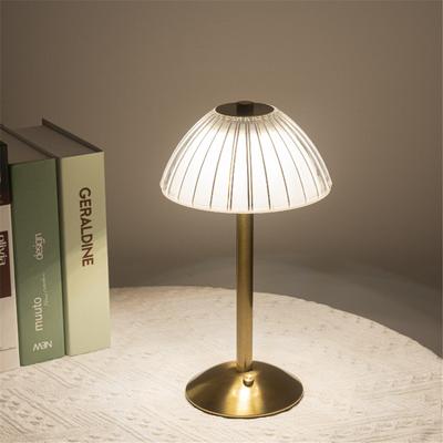 Creative Retro Crystal LED Rechargeable Restaurant Outdoor Table Light Cafe Bedroom Desktop Decoration Night Light