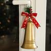 Handmade Pine Cone Bell Pendant Metal Christmas Chime Bell  Holiday Wedding Supplies