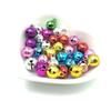 Colorful Electroplated Metal Pet Bell Ornament for Christmas