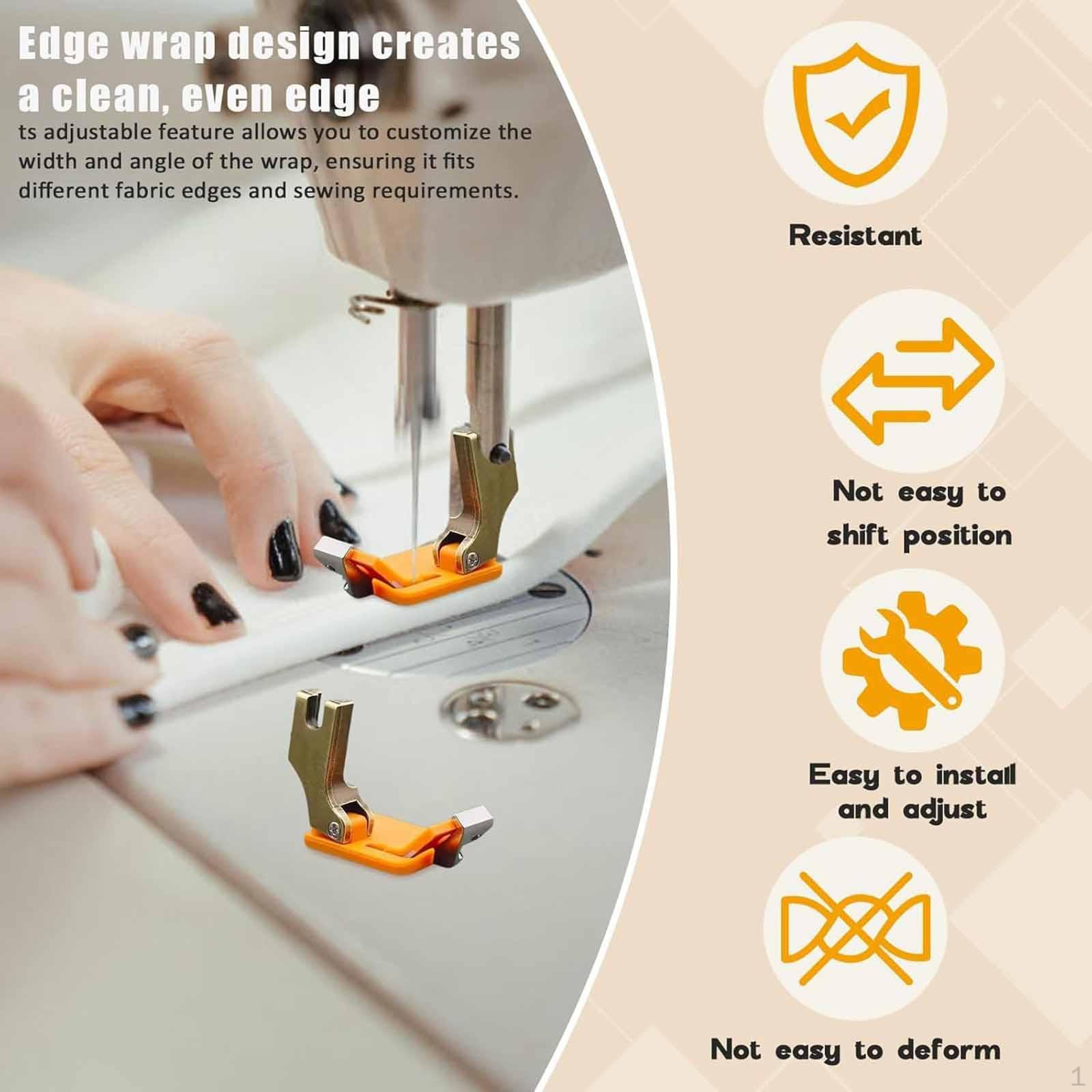 

2Pcs Foot,Industrial Sewing Machines Part Repair Pressure Foot Adjustable Presser Feet for