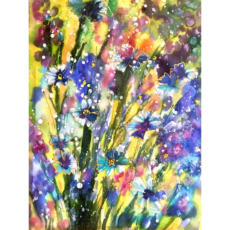 

5D Алмазная картина Полный круглый алмазный узор Набор для вышивания Крестом Цветочный горный хрусталь Картина Декор Full Round 20x30CM