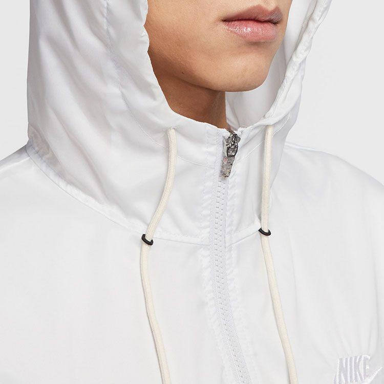 Nike Kurtki Męskie Białe Z Kapturem Umiarkowane Inne CU4514-028
