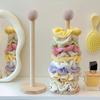 Scrunchie Holder, Solid Wood Hair Tie Holder Organizer,Bracelet Holder,Hair Tie Storage,Girls Headband Display Stand