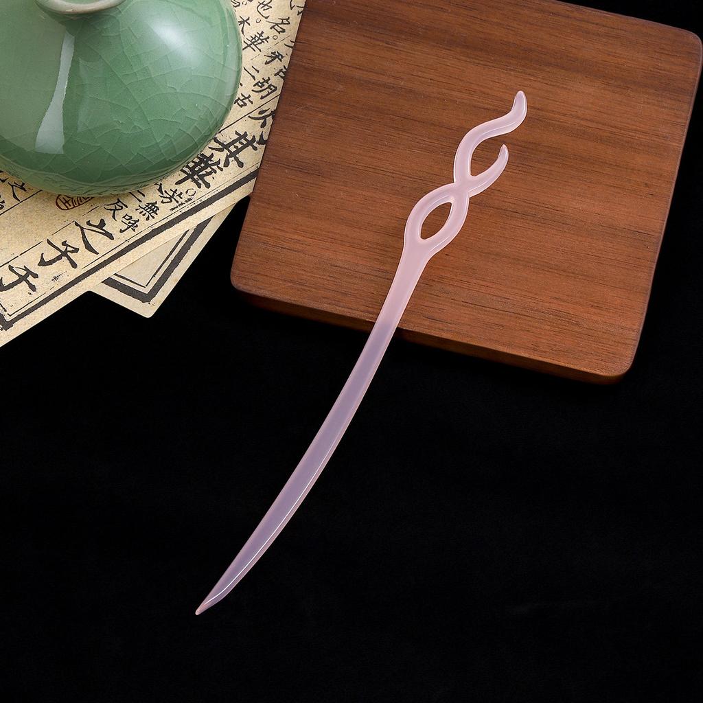 New Chinese Ethnic Style Simple Elegant Xiang Yun Acrylic Hairpin Ancient Style Temperament Hanfu Cheongsam Coiffure Hair Accessory