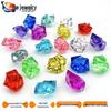 Pedras de Cristal Acrílico de Sete Cores para Decoração de Aquário e Adereços de Parque de Diversões