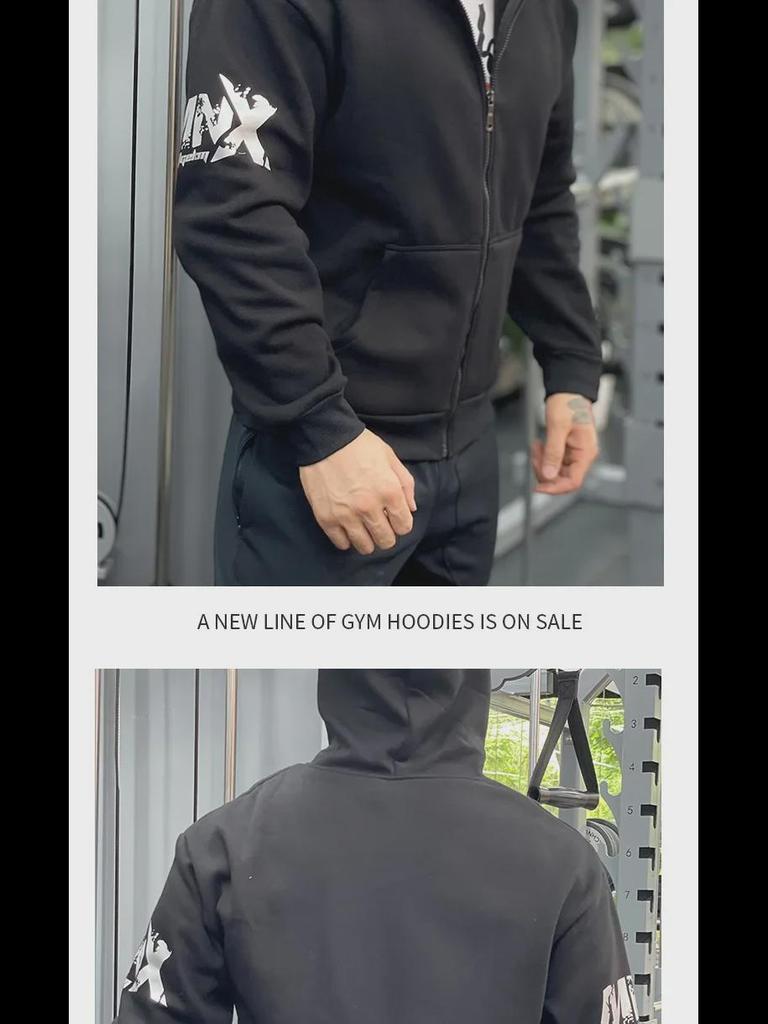 Herren Dickes Samt Kapuzensweatshirt für Sport - Warme, locker sitzende, langärmelige Jacke für Frühling, Herbst & Winter.