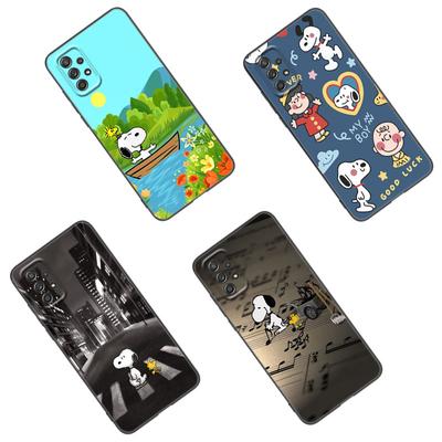 Kreslený Kawaii Snoopy Pouzdro na telefon Pro Samsung A13 A22 A24 A32 A23 A25 A34 A35 A52S A53 A54 A55 A73 5G A12 A14 A15 A31 A33 A50 A51