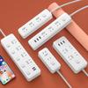 Smart USB Power Strip with Control Socket for Home and Office, Multi-Function Power Outlet