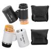 60X Mini Magnification Magnifier Portable Jewellery Cash Magnifier Detector LED Light Pocket Microsc