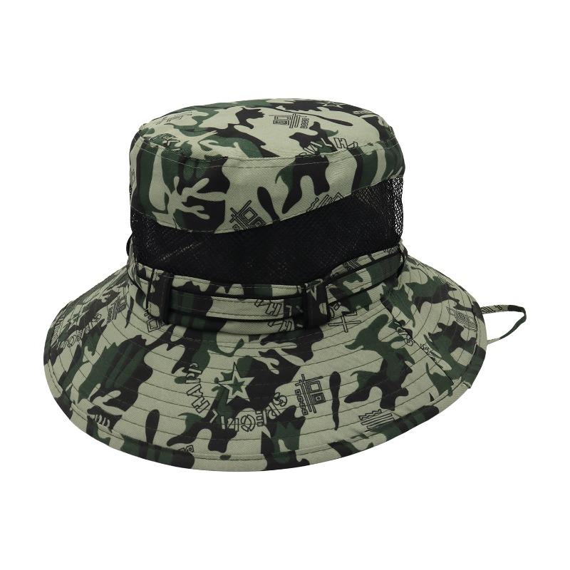 Camping Mountaineering Department Jungle Bucket Hat Climbing Desert Sun Protection Hat Women's Outdoor Sun Men's Shade Big Brim Hat