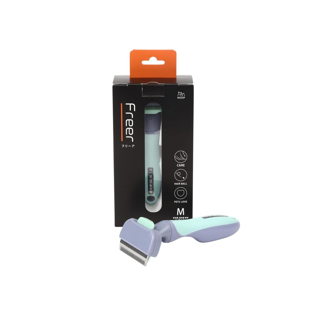 Luke Run Loop Beauty Freer Medium Pet for Grooming Medium and Large Dogs and Cats Brush, Lavender,