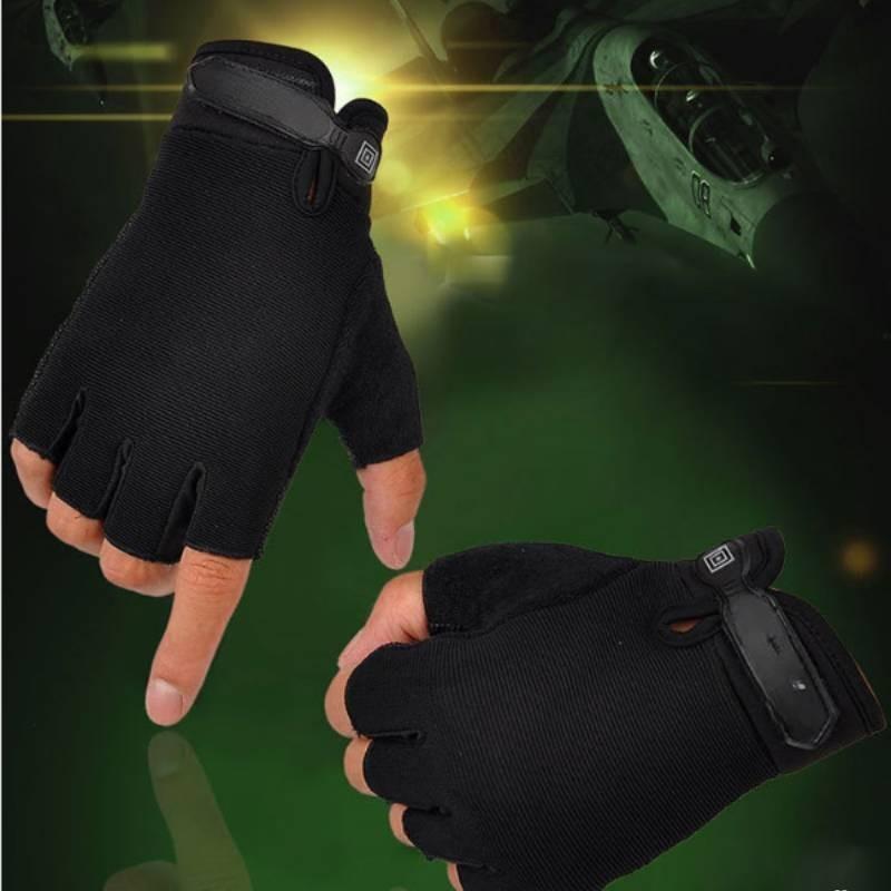 Duurzame Gebreide Halfvingerhandschoenen Voor Buitenavonturen En Sportbescherming